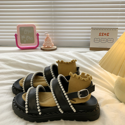 taobao agent Sandals platform, summer footwear, universal suitable with a skirt, 2022 collection, french style