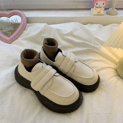 taobao agent White Japanese footwear, demi-season universal suitable with a skirt platform, 2022, trend of season