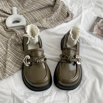 taobao agent High Japanese demi-season cute footwear platform English style, British style