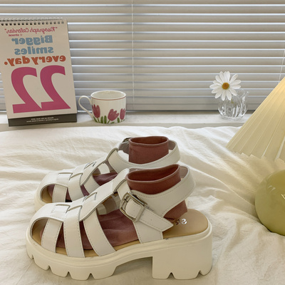 taobao agent Tide, high sandals platform, footwear, summer suitable with a skirt, 2022 collection