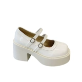 Ретро летняя обувь в английском стиле для кожаной обуви, высокая подходит с юбкой на платформе, туфли, в британском стиле