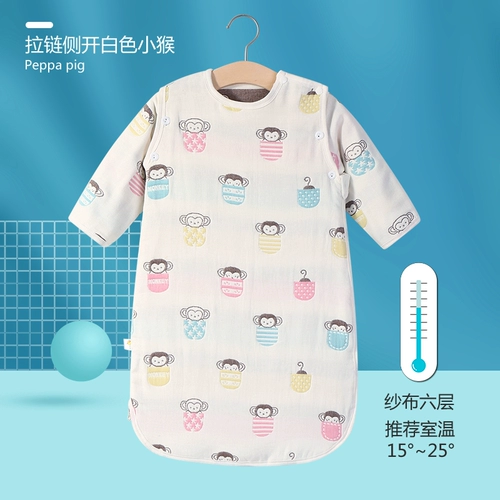 Марлевый летний тонкий хлопковый универсальный спальный мешок для новорожденных на четыре сезона