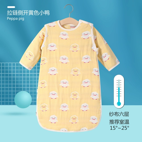 Марлевый летний тонкий хлопковый универсальный спальный мешок для новорожденных на четыре сезона