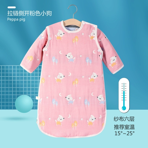 Марлевый летний тонкий хлопковый универсальный спальный мешок для новорожденных на четыре сезона