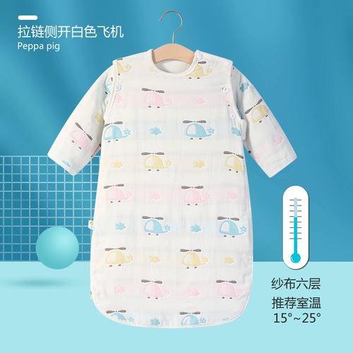 Марлевый летний тонкий хлопковый универсальный спальный мешок для новорожденных на четыре сезона