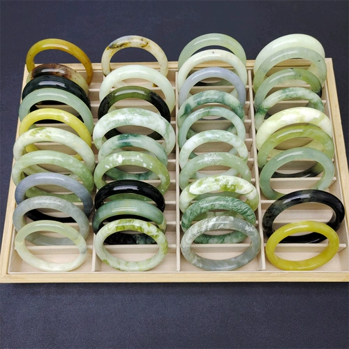 Живой специальный выстрел 50 утечка натуральные пикантные нефритовые браслеты Древний стиль твердый цвет ледяной безупречный 1 бесплатная доставка