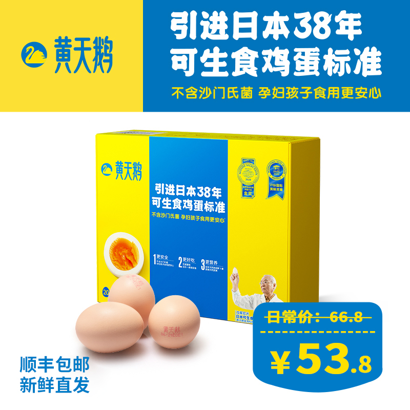 黄天鹅鸡蛋可生食无菌新鲜溏心温泉日本寿喜锅烧日料20枚鸡蛋包邮