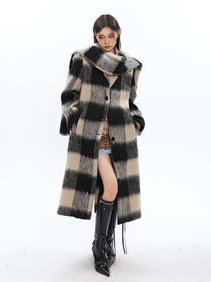 taobao agent Woolen woolen coat, jacket, scarf, 2022 collection