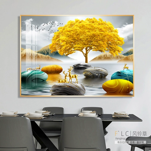 5D Diamond Painting Full Diamond New Living Room Reculting Wealth Elk 2023 Diamond Cross, вышитый бриллиантовый ресторан, камень для работы