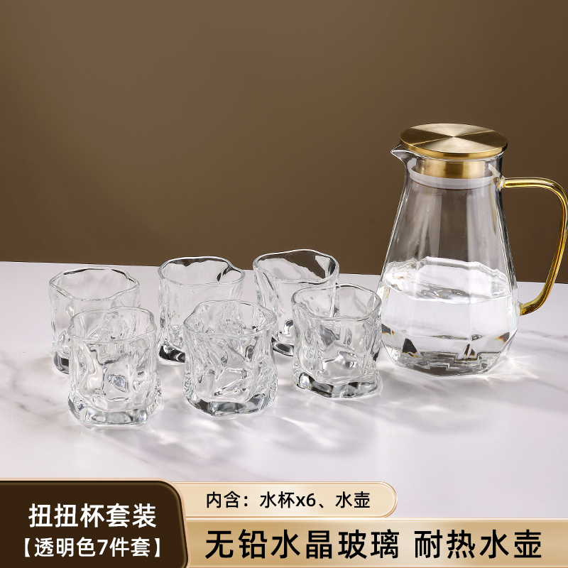 Transparent 6-cup diamond kettle