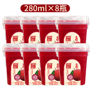 夏至梅冰杨梅汁280ml*8瓶果蔬汁