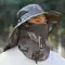 Mũ quạt điện mùa hè nam ngoài trời chống nắng nhà kính có mũ sạc toàn mặt nạ leo núi câu cá mũ mũ bảo hộ công trường Mũ Bảo Hộ