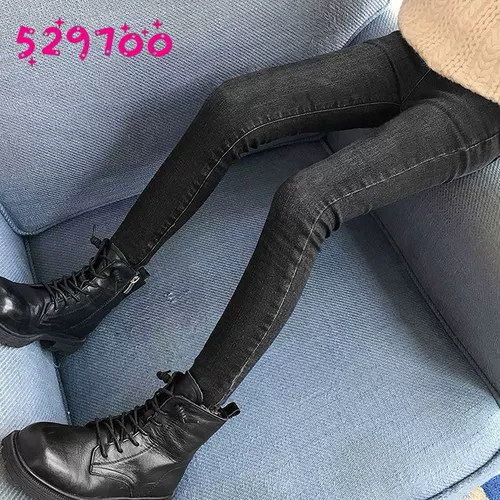 Джинсы, штаны, эластичный комбинезон, подходит для подростков, облегающий крой, популярно в интернете, 10 лет