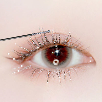 taobao agent 【Return rate 999%】Broken diamond mascara silver waterproof long -lasting makeup big eyes Natural students bright crystals