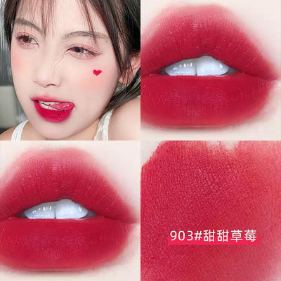taobao agent Lip glaze velvet matte fog surface is white, non -fading, non -dipped cup of waterproof lipstick big brand student party