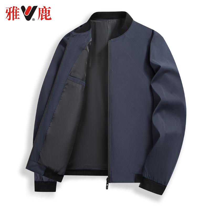 【雅鹿】休闲棒球夹克服