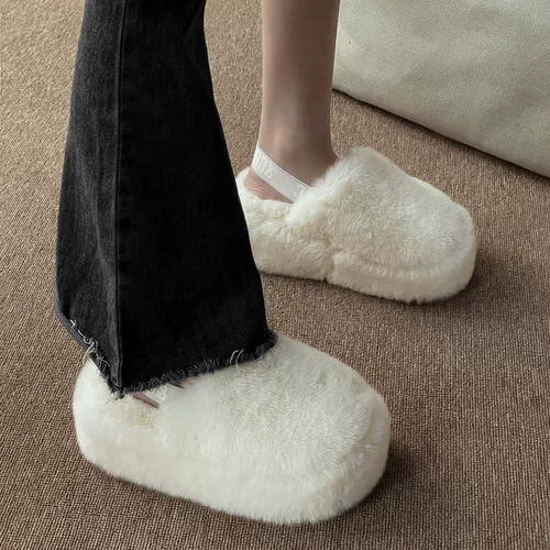 Обувь, демисезонные тапочки на платформе, коллекция 2022