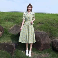 Шифоновая длинная кукла для кормящих грудью для выхода на улицу, платье, цветочный принт