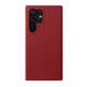 Melkco Textured Orange Leather Galaxy Genuine leather Phone Case for Galaxy S26, and Galaxy S26, Galaxy S25, Galaxy S24, Galaxy S23, Galaxy S22