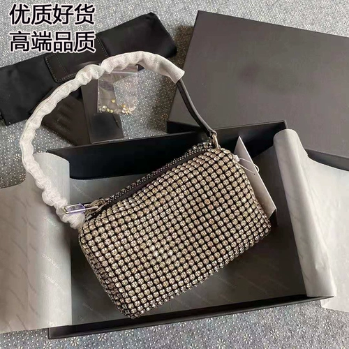 Маленькая портативная сумка подмышку, барсетка, коллекция 2023, из натуральной кожи