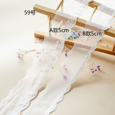 taobao agent Summer elastic necklace, polyester, with embroidery, Lolita style, simple and elegant design