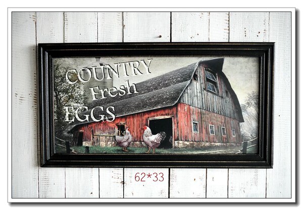 Американский страна country  fresh eggs страна свежий яйца картины Большой настенный 970