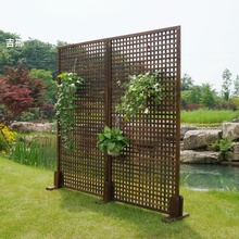 防腐木栅栏屏风隔断