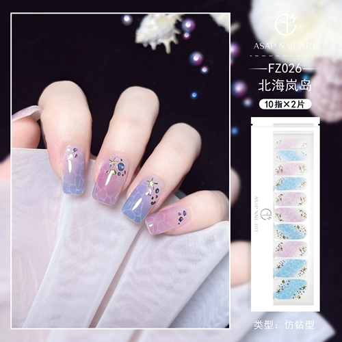 Накладные ногти для ногтей, трехмерные водостойкие наклейки для ногтей, 3D, долговременный эффект, без сушки в лампе