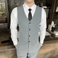 Жилет, штаны, рубашка, галстук