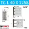 bộ nguồn thủy lực mini 220v Xi lanh ba trục khí nén TCM TCL12X16X20X25X30X32X40X50X63X75X100X125S bơm thủy lực 12v