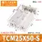 bộ nguồn thủy lực mini 220v Xi lanh ba trục khí nén TCM TCL12X16X20X25X30X32X40X50X63X75X100X125S bơm thủy lực 12v