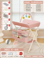 Двухэтажная розовая игрушка, двухэтажный скелет, сушилка, коробочка для хранения, беззвучный универсальный набор, поворотные колеса