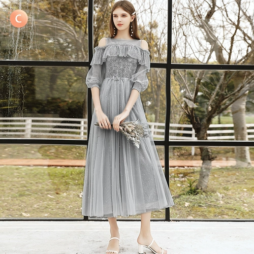 Платье подружки невесты, вечернее платье, длинная летняя юбка, 2021 года, по фигуре