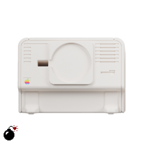 Retro Macintosh : Vintage Rainbow Logo, Textured Finish – 17, 16, 15, 14, 13, 12 Plus/Pro/Max/Air iPhone Case