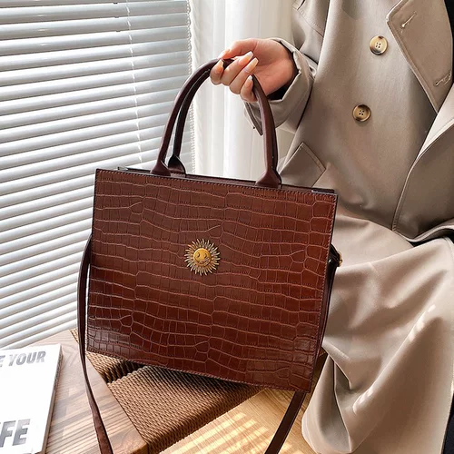 Демисезонная сумка через плечо, изысканный стиль