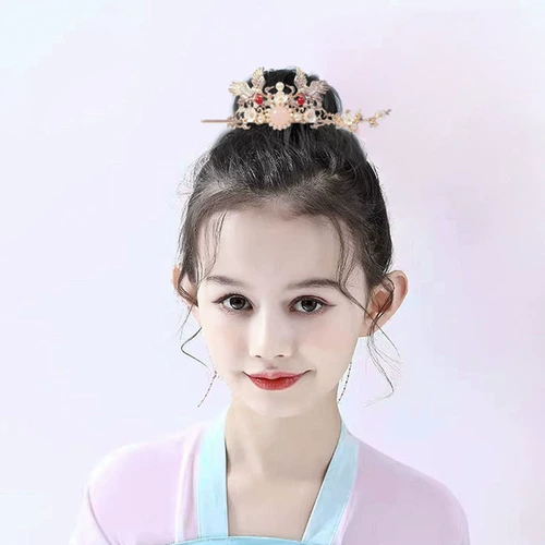 Ханьфу, детский аксессуар для волос, полный комплект, китайский стиль