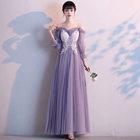 Сиреневый, длинный