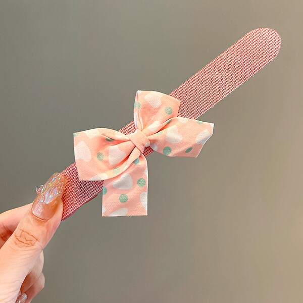 Ободок на липучке, летняя тонкая челка для выхода на улицу