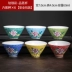 Men màu Kung Fu bộ trà gốm lọc bong bóng ấm trà nắp bát Jingdezhen nướng hoa uống tách trà đặt nhà - Trà sứ