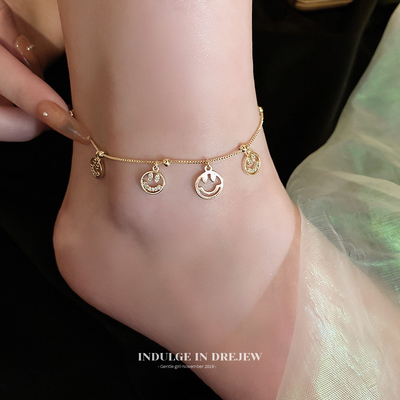 taobao agent Brand small design ankle bracelet, trend of season, 2022 collection