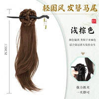 Гуфенгские чернильные бамбуковые волосы [светло -коричневый] Микрооткрытый хвост