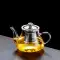 bộ bình trà thủy tinh cao cấp 2024 Mới Bộ Trà Thủy Tinh Nhà Hấp Và Pha Ấm Trà Tích Hợp Trong Suốt Kung Fu Trà Bộ Nhỏ Sức Khỏe Nồi bộ ấm trà xanh cổ vịt bo am chen dep Ấm trà - Bộ ấm trà