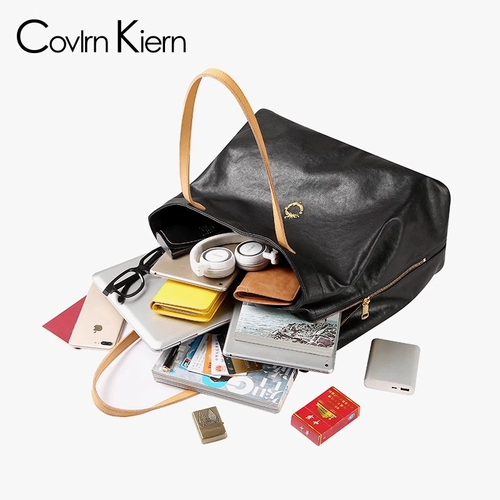 Вместительная и большая сумка для путешествий для отдыха, из натуральной кожи