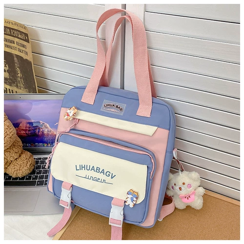 Вместительный и большой рюкзак, сумка через плечо, ранец, подходит для студента, в корейском стиле, подходит для подростков