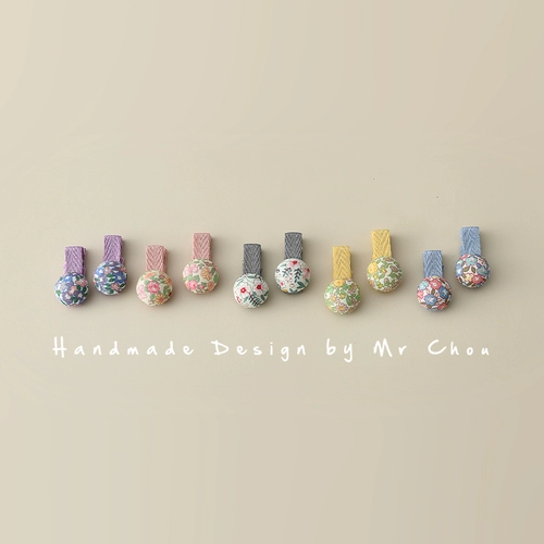 Детский аксессуар для волос, заколка для волос, детская маленькая ткань, милые шпильки для волос, цветочный принт