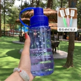 Вместительная и большая космическая пластиковая спортивная бутылка, чайная чашка, защита при падении, в корейском стиле