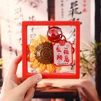 Один падение STOP SET-GOLD LIST LIST WHITE+RED SUSIGNALE BOX