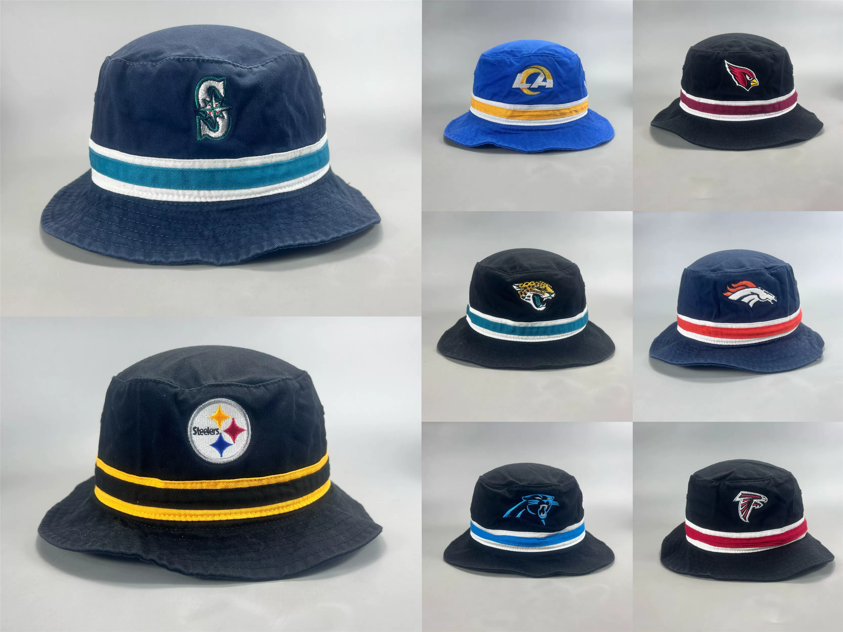 3 American Rugby Team Men's Fisherman's Fisherman Hat 47 Washing Basin Daily Outdoor Leisure Smooth