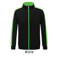 Черный зеленый (тонкий стиль) топ