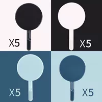 [20 установок] черный+белый+светло -синий+